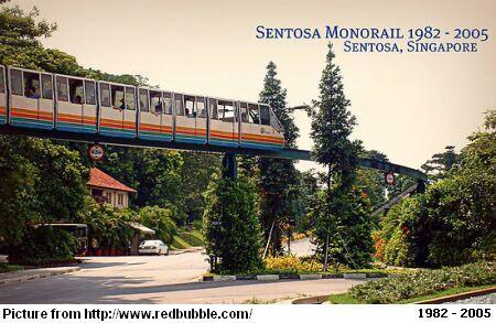 landmarks that should have stayed - sentosa monorail