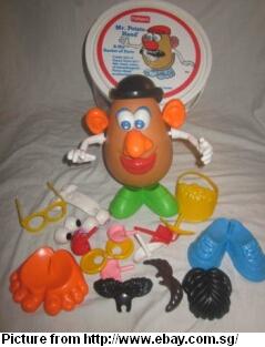 100 things in 80s part 2 - mr potato head