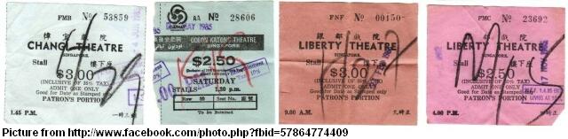 100 things in 80s part 2 - old movie tickets