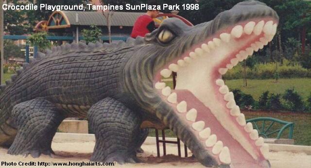 tampines sun plaza park crocodile playground 1998