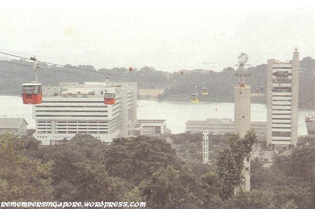 cable car at mount faber 1980