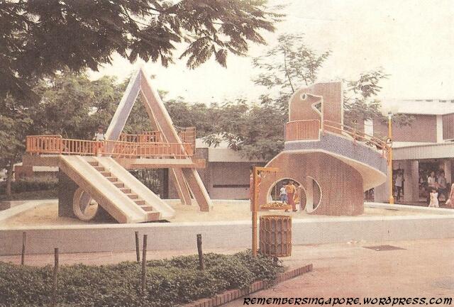 dove playgorund at clementi new town 1980