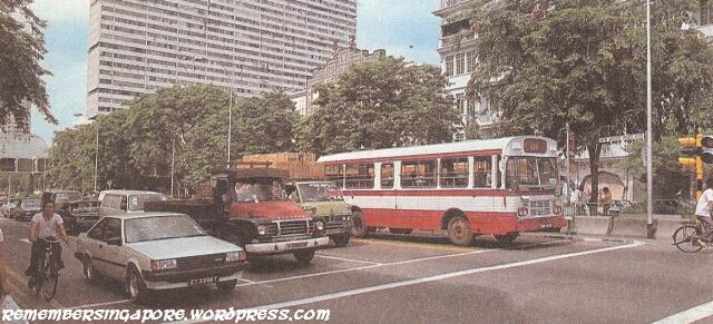 traffic on the road 1980