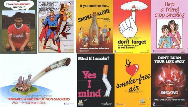 anti-smoking campaigns 1980s