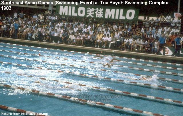 southeast asian games at toa payoh swimming complex 1983