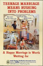 teenage marriage means rushing into problems a happy marriage is worth waiting for 1978