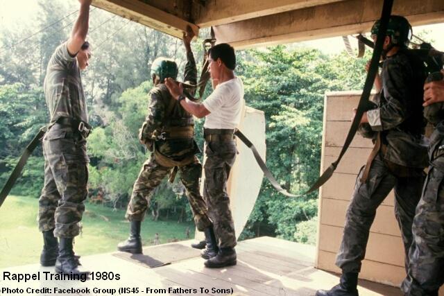 rappel training 1980s