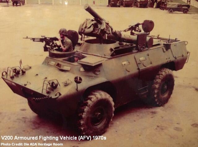 v200 armoured fighting vehicle 1970s