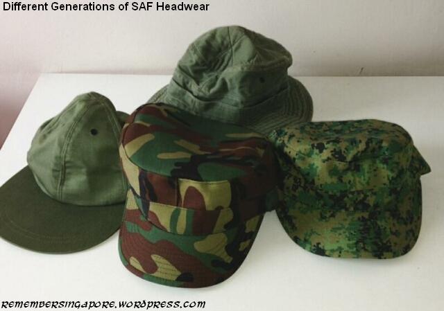 different generations of saf headwear