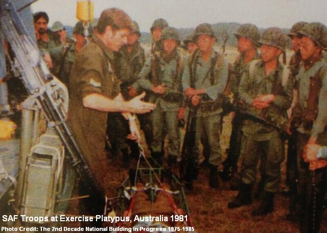 exercise platypus at australia 1981