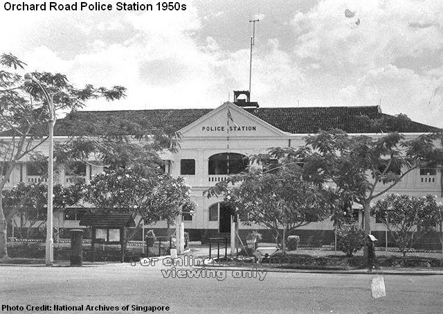 orchard road police station 1950s