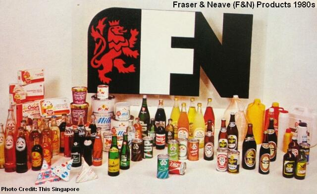 fraser & neave products 1980s