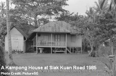 kampong house at siak kuan road 1985