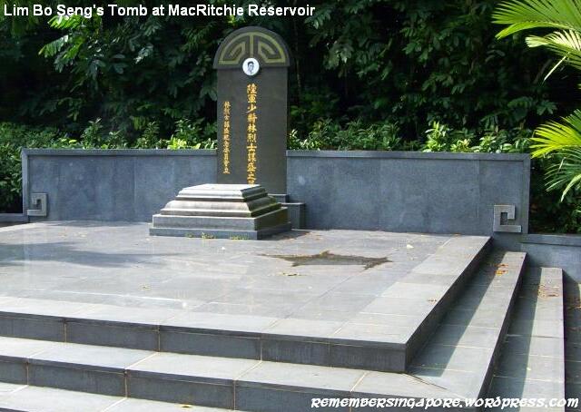 lim bo seng tomb at macritchie reservoir