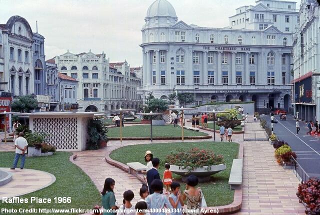 raffles place 1966