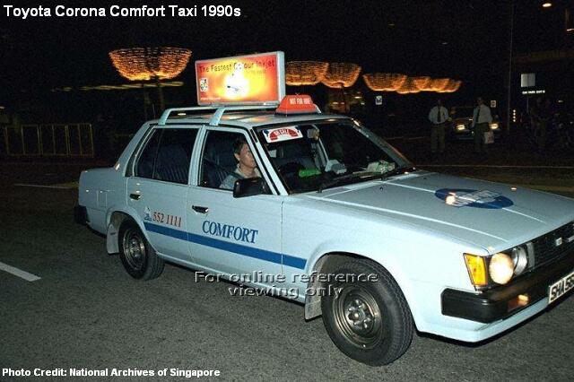 toyota corona comfort taxi 1990s