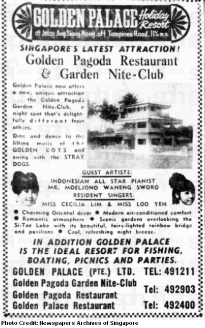 golden palace resort advertisement 1969