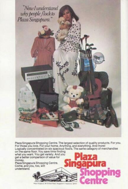 plaza singapura advert 1978