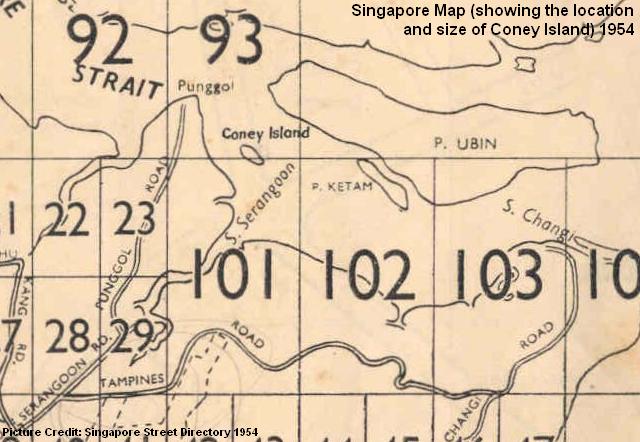 coney island map 1954