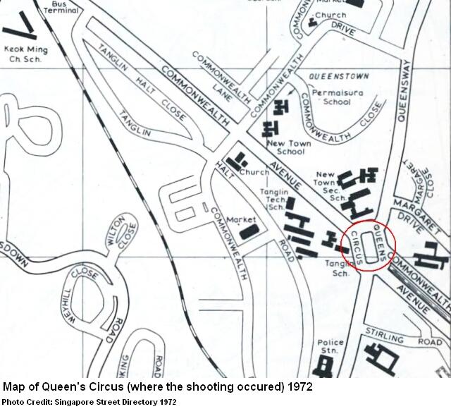 map of queen's circus 1972