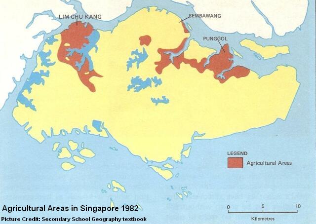 singapore agriculture areas 1982