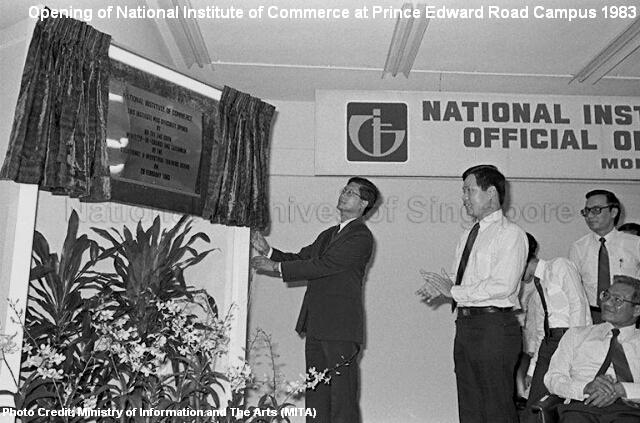 opening of national institute of commerce 1983
