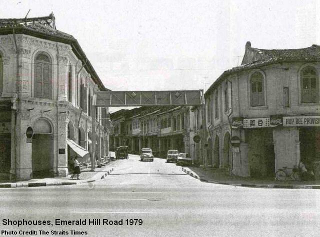 emerald hill road shophouses 1979