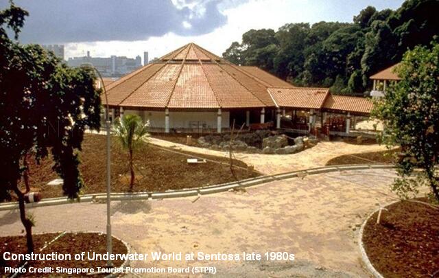 construction of underwater world late 1980s