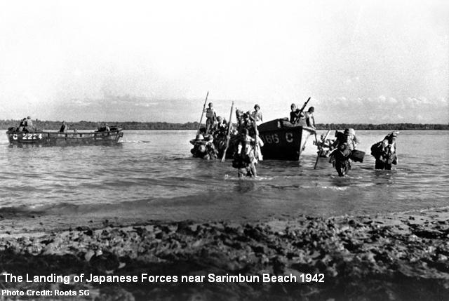 sarimbun beach landing 1942