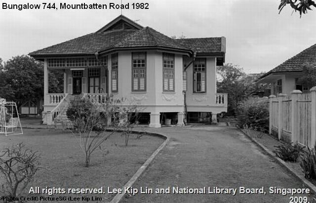 bungalow 744 mountbatten road 1982